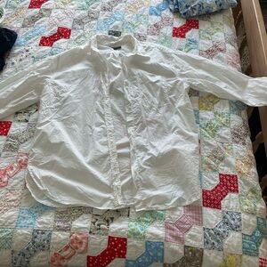 Banana Republic White Button Down